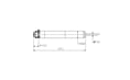 Hydrostatic level probe Hydrostatic level probe