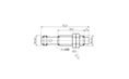 Indukční snímač M12 8 mm IP67 Indukční snímač M12 8 mm IP67