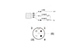 Vortex flow meter G3/4M Vortex flow meter G3/4M