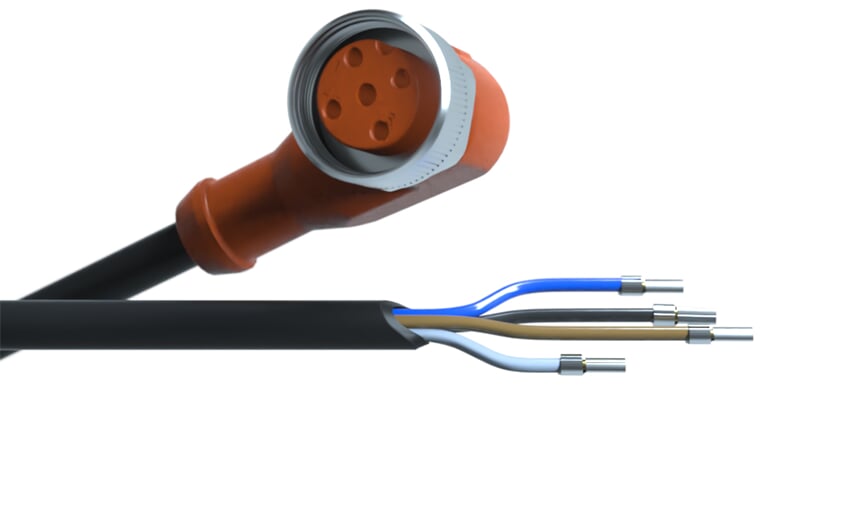 Sensor cable 10 m Standard Class IP67