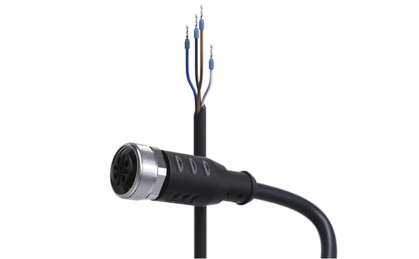 Sensor cable M12 4P PUR 2m IP67