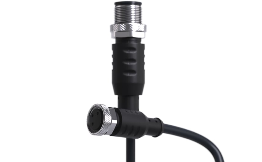 propojovací kabel M8/M12 3P PUR 2m IP67