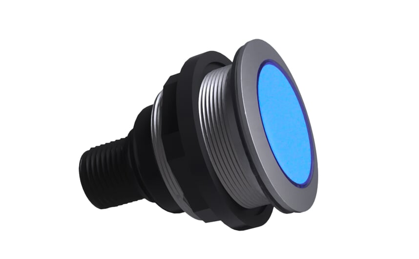 Blue LED indicator light