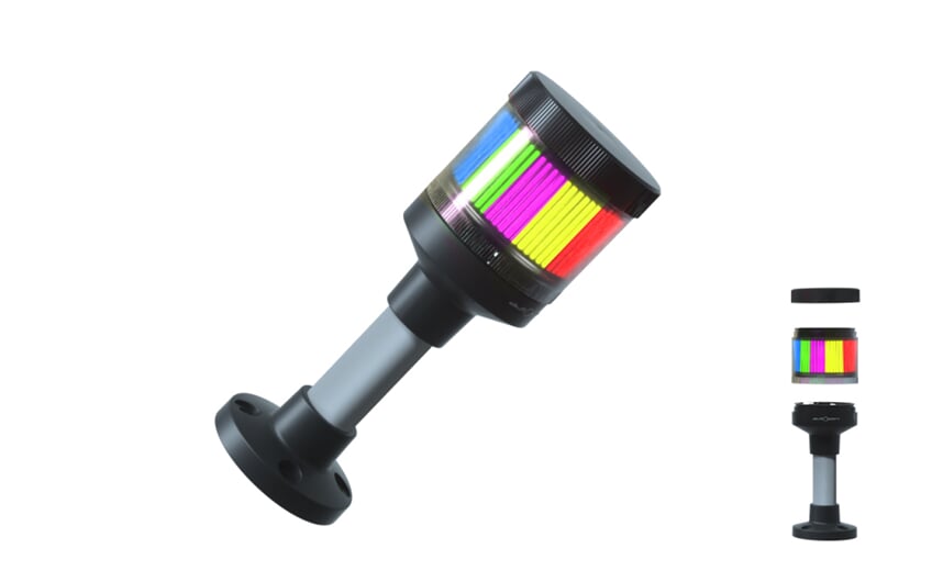 LED stack light 24 VDC RGB compact device