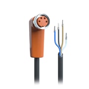 Sensor cable 5m PUR angled M8 DC PNP 3 pole - AA004